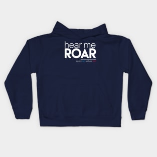 Hear Me Roar (Women's Rights are Human Rights) Kids Hoodie